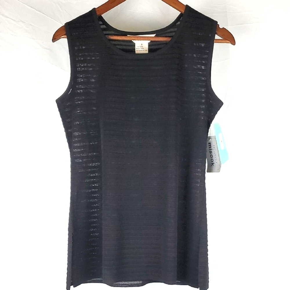 NWT Exclusively Misook Black Tank‎ Top